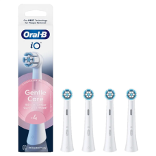 Oral-B Replaceable toothbrush heads , iO Gentle Care , Heads , For adults , Number of brush heads included 4 , Number of teeth brushing modes Does not apply , White
