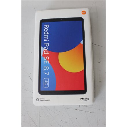 SALE OUT. Redmi Pad SE 8.7 4G (Graphite Gray) 8.7 IPS LCD 800x1340/2.0GHz&1.8GHz/64GB/4GB RAM/Android 14/microSDXC/WiFi,LTE,4G,VHU4985EU , Xiaomi Redmi , Pad SE 8.7 4G , 8.7 , Graphite Gray , 800 x 1340 pixels , Mediatek , Helio G85 , 4 GB , 64 GB , 4