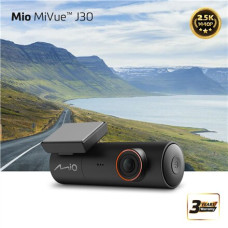 MIO MiVue J30 Dash Cam , Mio , Wi-Fi , 1440P recording; Superb picture quality 4M Sensor; Super Capacitor, Integrated Wi-Fi, 140° wide angle view, 3-Axis G-Sensor