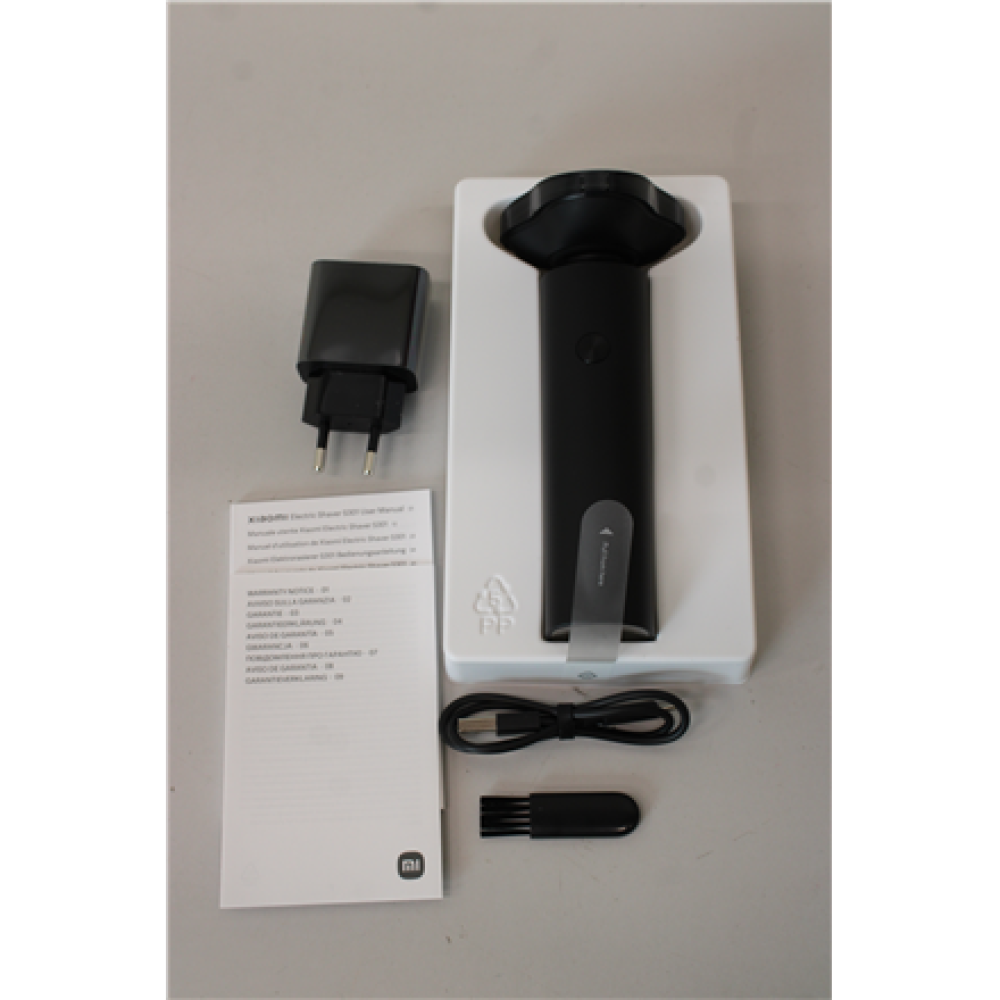 SALE OUT. Xiaomi Electric Shaver S301 EU , Xiaomi Shaver EU , S301 , Operating time (max) 90 min , Wet & Dry , Black , UNPACKED, SMALL SCRATHED ON CORPUS , Warranty 24 month(s)
