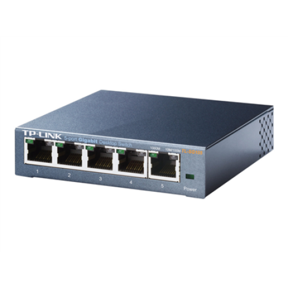 TP-LINK , Switch , TL-SG105 , Unmanaged , Desktop , Gigabit Ethernet (copper) ports quantity 5 , Power supply type External , 24 month(s)
