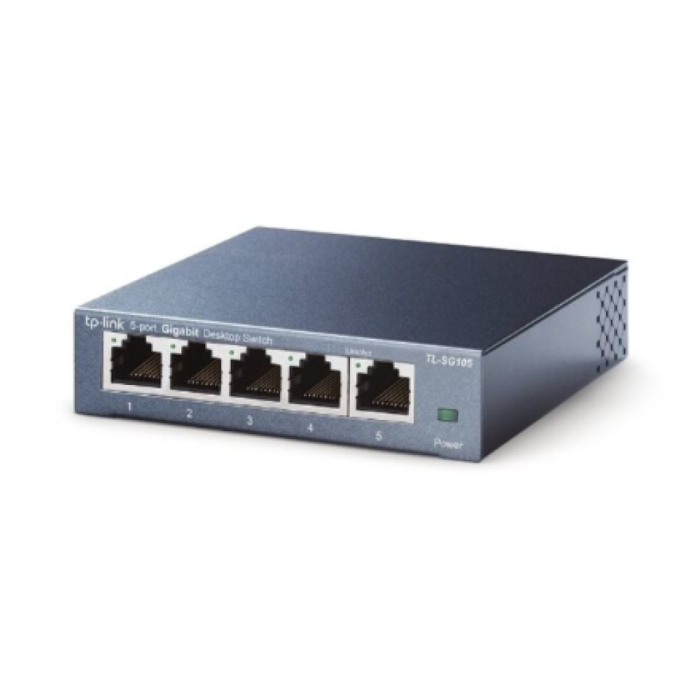 TP-LINK , Switch , TL-SG105 , Unmanaged , Desktop , Gigabit Ethernet (copper) ports quantity 5 , Power supply type External , 24 month(s)