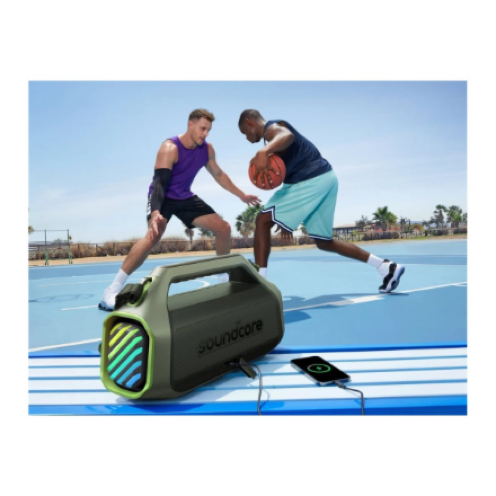 Anker Soundcore Boom 2 Plus A3134 Bluetooth Speaker, Green , Anker Soundcore