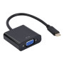 Cablexpert , USB Type-C to VGA adapter cable , A-CM-VGAF-01 , Black , USB Type-C , VGA , 0.15 m
