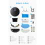 Midea , Robotic Vacuum Cleaner , M7 pro , Dry , Operating time (max) 180 min , Lithium Ion , 5200 mAh , Dust capacity 0.45 L , 4000 Pa , Black