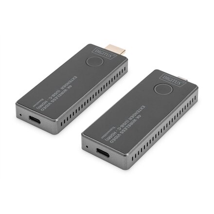 Digitus , 4K Wireless Video Extender, 30 m (USB-C - HDMI) , DS-55324 , Black/Silver