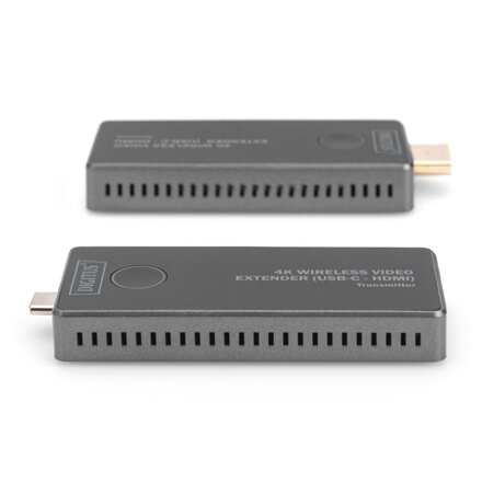 Digitus , 4K Wireless Video Extender, 30 m (USB-C - HDMI) , DS-55324 , Black/Silver
