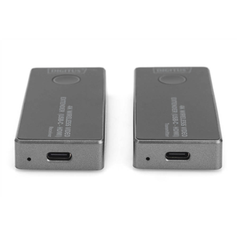 Digitus 4K Wireless Video Extender, 30 m (USB-C - HDMI) , DS-55324 , Black/Silver