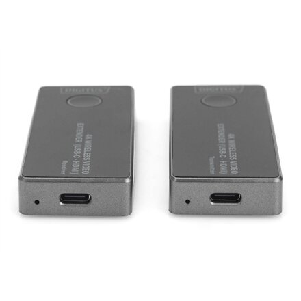 Digitus , 4K Wireless Video Extender, 30 m (USB-C - HDMI) , DS-55324 , Black/Silver