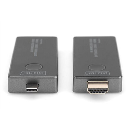 Digitus , 4K Wireless Video Extender, 30 m (USB-C - HDMI) , DS-55324 , Black/Silver