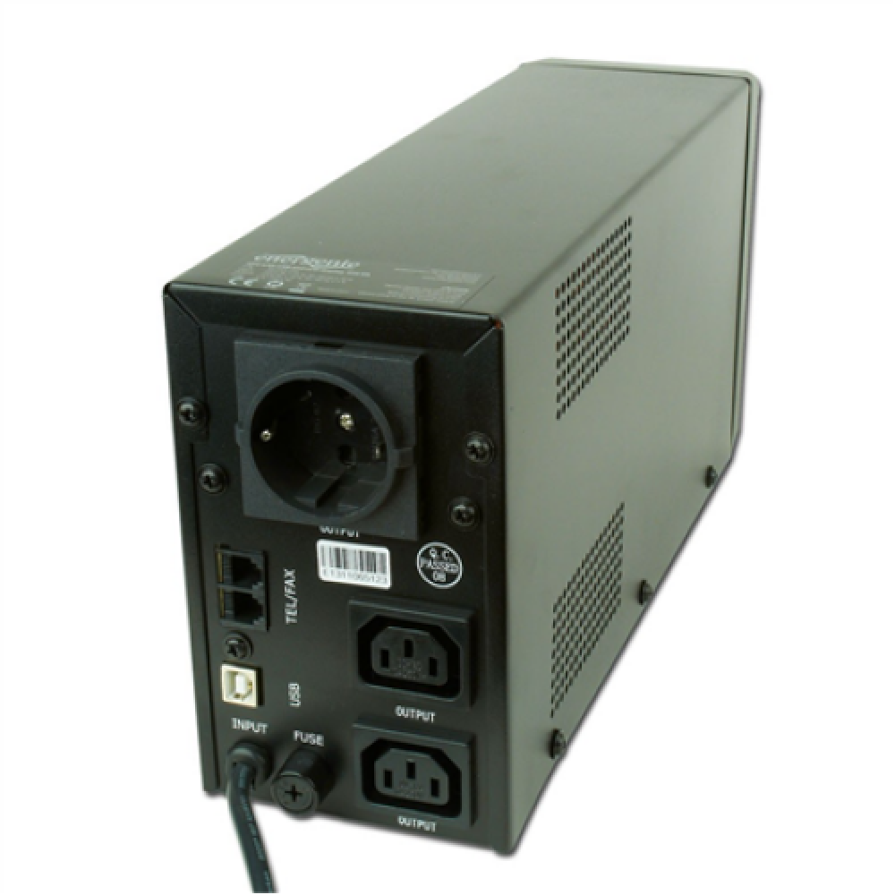 EnerGenie , UPS with USB and LCD display, Black , 850 VA , 220 V