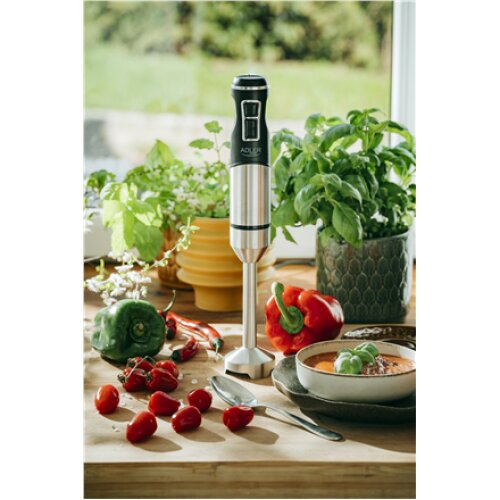 Adler , Hand Blender , AD 4628 , Hand Blender , 1900 W , Number of speeds 1 , Turbo mode , Ice crushing , Stainless Steel/Black