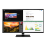 LG , Monitor , 43UN700P-B , 42.5 , IPS , UHD , 16:9 , 60 Hz , 8 ms , 3840 x 2160 , 400 cd/m² , HDMI ports quantity 4