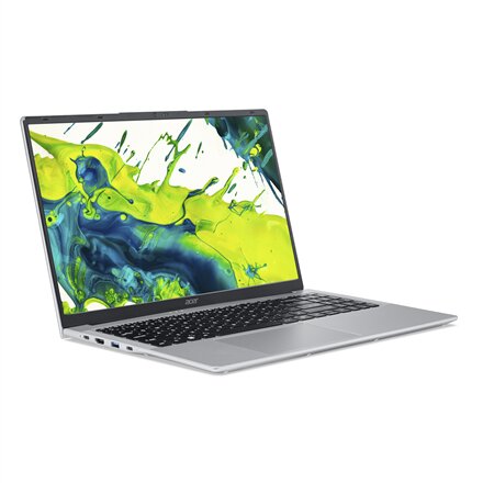 Acer Aspire Lite 15 AL15-54P-55WH , Light Silver , 15.6 , IPS , FHD , 1920 x 1080 pixels , 60 Hz , Anti-glare , Intel Core Ultra 5 , 115U , 16 GB , LPDDR5 , Hard drive capacity 512 GB , Solid-state drive capacity 512 GB , Intel Graphics , Windows 11 Home 