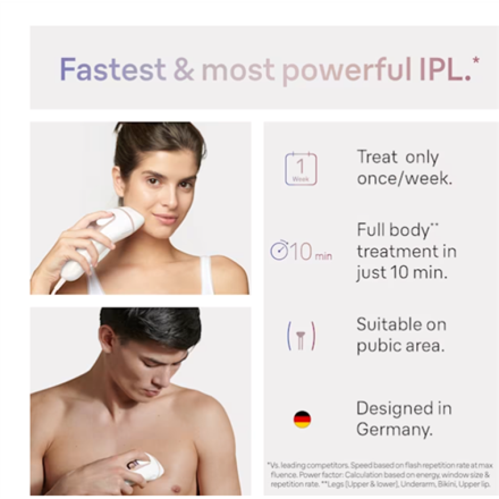Braun , IPL Epilator , PL7147 Skin i·expert , Number of power levels 10 , White/Pink