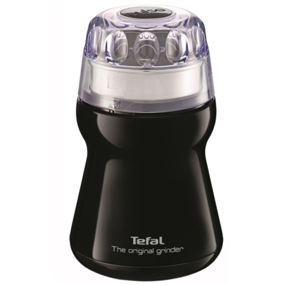 TEFAL , GT1108 , Coffee Grinder , 180 W , Coffee beans capacity 50 g , Number of cups 9 pc(s) , Black , Pulse function