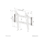 Neomounts Wall mount , WL35-550BL14 TV mount wall , Tilt , 32-75 , Maximum weight (capacity) 50 kg , Black