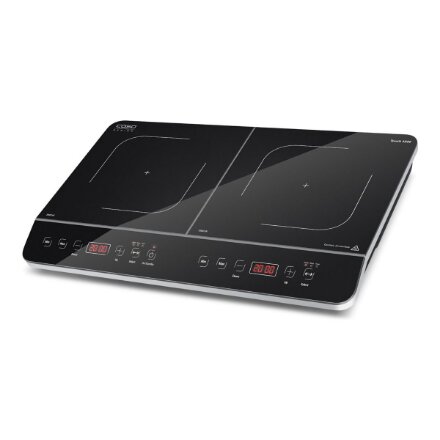 Caso , Hob , Touch 3500 , Induction , Number of burners/cooking zones 2 , Touch control , Timer , Black , Display