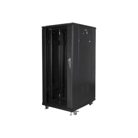 Lanberg , Rack cabinet 19 free-standing 27U/600x800 (flat pack) , FF01-6827-12B , Black