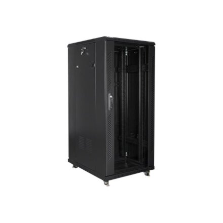 Lanberg , Rack cabinet 19 free-standing 27U/600x800 (flat pack) , FF01-6827-12B , Black