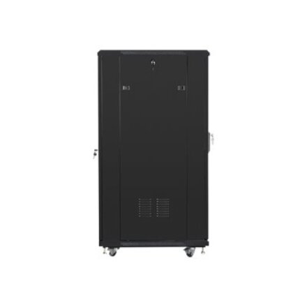 Lanberg , Rack cabinet 19 free-standing 27U/600x800 (flat pack) , FF01-6827-12B , Black