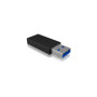 Raidsonic , ICY BOX Adapter for USB 3.1 (Gen 2), Type-A plug to Type-C socket , IB-CB015