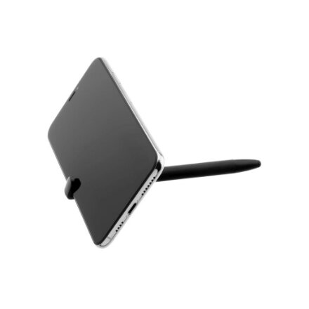 Fixed , Pen With Stylus and Stand , 3 in 1 , Pencil , Stylus for capacitive displays; Stand for phones and tablets , Black