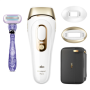 Braun Epilator PL5147 Silk-expert Pro 5 IPL Bulb lifetime (flashes) 400.000 Number of power levels 10 White/Gold