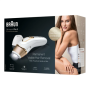 Braun Epilator PL5147 Silk-expert Pro 5 IPL Bulb lifetime (flashes) 400.000 Number of power levels 10 White/Gold
