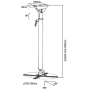 Sunne , Ceiling mount , PRO300XL2 , Adjustable Height, Adjustable Length, Tilt, Swivel , Maximum weight (capacity) 35 kg , Steel/White