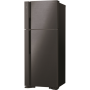 Hitachi Refrigerator R-V541PRU0-1 (BBK) Energy efficiency class E, Free standing, Double Door, Height 183.5 cm, No Frost system, Fridge net capacity 333 L, Freezer net capacity 117 L, 41 dB, Brilliant Black