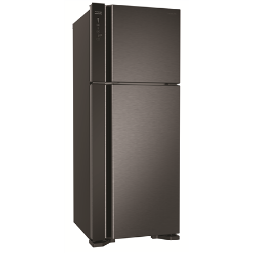 Hitachi Refrigerator R-V541PRU0-1 (BBK) Energy efficiency class E, Free standing, Double Door, Height 183.5 cm, No Frost system, Fridge net capacity 333 L, Freezer net capacity 117 L, 41 dB, Brilliant Black