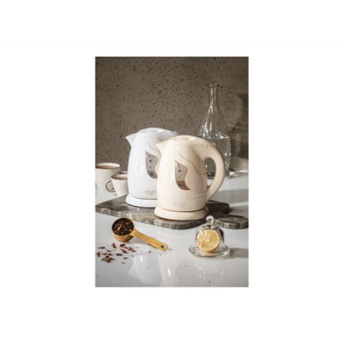 Adler , Kettle , AD 08 , Standard , 850 W , 1 L , Plastic , 360° rotational base , White