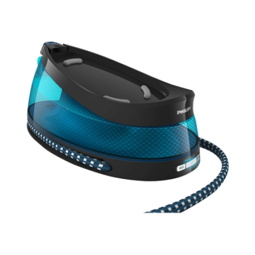 Philips , Steam Station , PerfectCare Compact GC7846/80 , 2400 W , 1.5 L , Auto power off , Vertical steam function , Calc-clean function , Blue