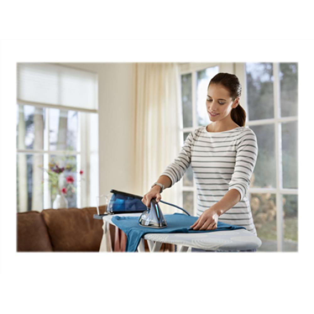Philips , Steam Station , PerfectCare Compact GC7846/80 , 2400 W , 1.5 L , Auto power off , Vertical steam function , Calc-clean function , Blue