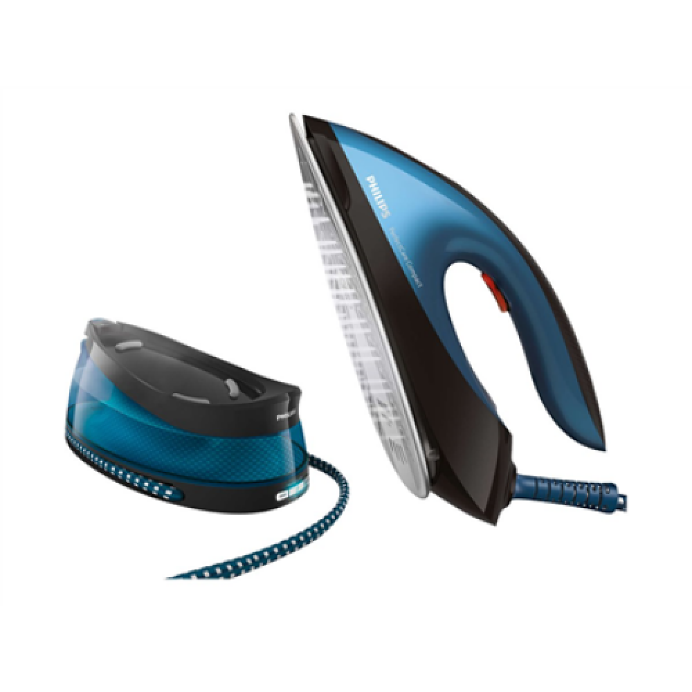 Philips , Steam Station , PerfectCare Compact GC7846/80 , 2400 W , 1.5 L , Auto power off , Vertical steam function , Calc-clean function , Blue
