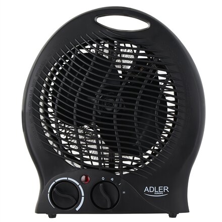 Adler Heater , AD 7761 , Fan Heater , 2000 W , Number of power levels 2 , Black
