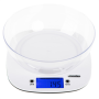 Mesko , Scale with bowl , MS 3165 , Maximum weight (capacity) 5 kg , Graduation 1 g , Display type LCD , White