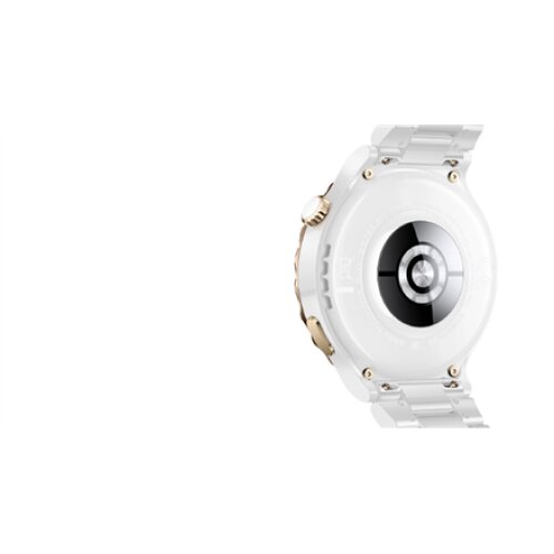 Huawei WATCH GT 3 Pro (43 mm) Smart watch GPS (satellite) AMOLED Touchscreen Activity monitoring 24/7 Waterproof Bluetooth Dustproof, Waterproof White Ceramic Case with White Ceramic Strap, Frigga-B19T