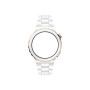 Huawei WATCH GT 3 Pro (43 mm) Smart watch GPS (satellite) AMOLED Touchscreen Activity monitoring 24/7 Waterproof Bluetooth Dustproof, Waterproof White Ceramic Case with White Ceramic Strap, Frigga-B19T