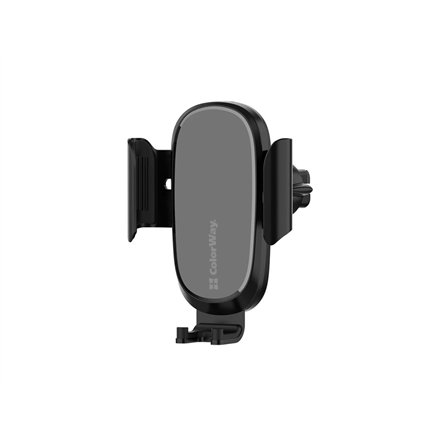 ColorWay , Air Vent Car Wireless Charger, 15W , CW-CHAW038Q-BK , 360° swivel to adjust to desired angle; Mounting in the air duct deflector of the car; Screen diagonal from 4 to 6.5 (from 7.3 cm to 9.5 cm wide)