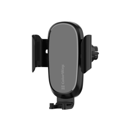 ColorWay , Air Vent Car Wireless Charger, 15W , CW-CHAW038Q-BK , 360° swivel to adjust to desired angle; Mounting in the air duct deflector of the car; Screen diagonal from 4 to 6.5 (from 7.3 cm to 9.5 cm wide)