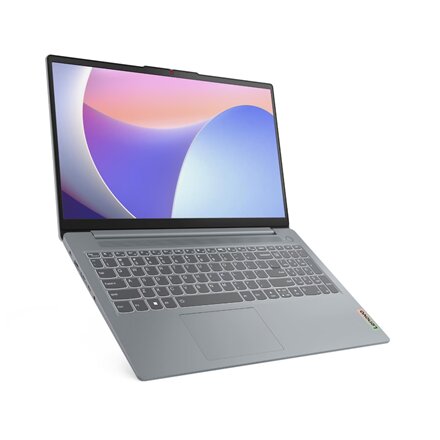 Lenovo IdeaPad Slim 3 15IRU8 , Arctic Grey , 15.6 , TN , FHD , 1920 x 1080 pixels , Intel Processor , U300 , 8 GB , Soldered LPDDR5 , Solid-state drive capacity 128 GB , Intel UHD Graphics , Windows 11 Home in S mode , 802.11ax , Bluetooth version 5.2 , K