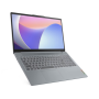 Lenovo IdeaPad Slim 3 15IRU8 , Arctic Grey , 15.6 , TN , FHD , 1920 x 1080 pixels , Intel Processor , U300 , 8 GB , Soldered LPDDR5 , Solid-state drive capacity 128 GB , Intel UHD Graphics , Windows 11 Home in S mode , 802.11ax , Bluetooth version 5.2 , K