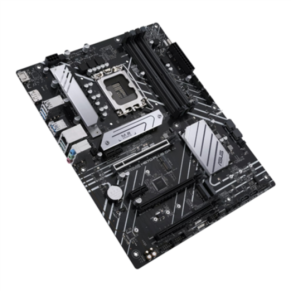 Asus PRIME H670-PLUS D4 Processor family Intel, Processor socket LGA1700, DDR4 DIMM, Memory slots 4, Supported hard disk drive interfaces SATA, M.2, Number of SATA connectors 4, Chipset Intel H670, ATX
