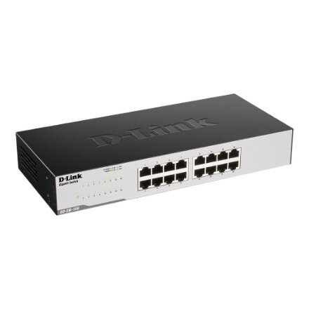 D-Link , 16-Port Gigabit Easy Desktop Switch , GO-SW-16G/E , Unmanaged , Desktop/Rackmountable
