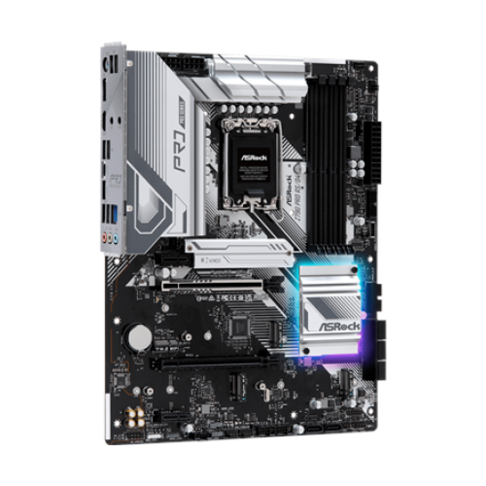 ASRock , Z790 PRO RS/D4 , Processor family Intel , Processor socket LGA1700 , DDR4 DIMM , Memory slots 4 , Supported hard disk drive interfaces SATA, M.2 , Number of SATA connectors 8 , Chipset Intel Z790 , ATX