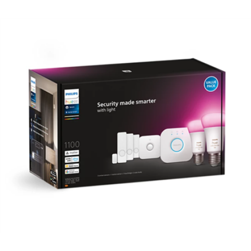 Philips Hue , Secure Sensor Set WCA E27, Bridge, Sensors