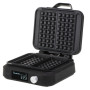 Adler Waffle Maker with LED Display , AD 3087 , 2200 W , Number of pastry 2 , Belgium , Black