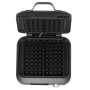 Adler Waffle Maker with LED Display , AD 3087 , 2200 W , Number of pastry 2 , Belgium , Black